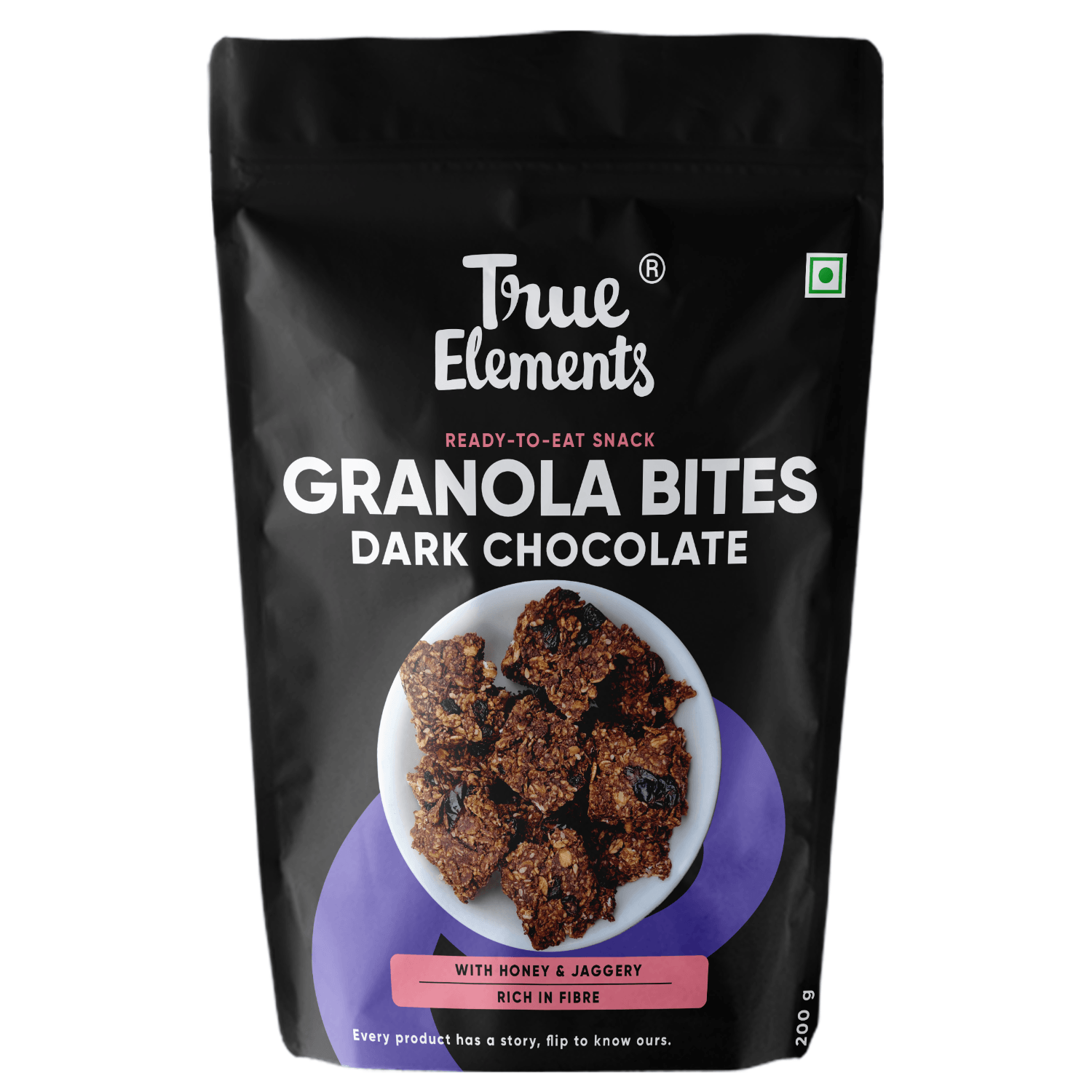 True Elements Dark Chocolate Granola Bites 200 gm
